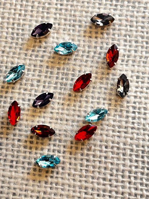 Stone rectangle shape | L-10 mm W-5mm | 10 Pieces