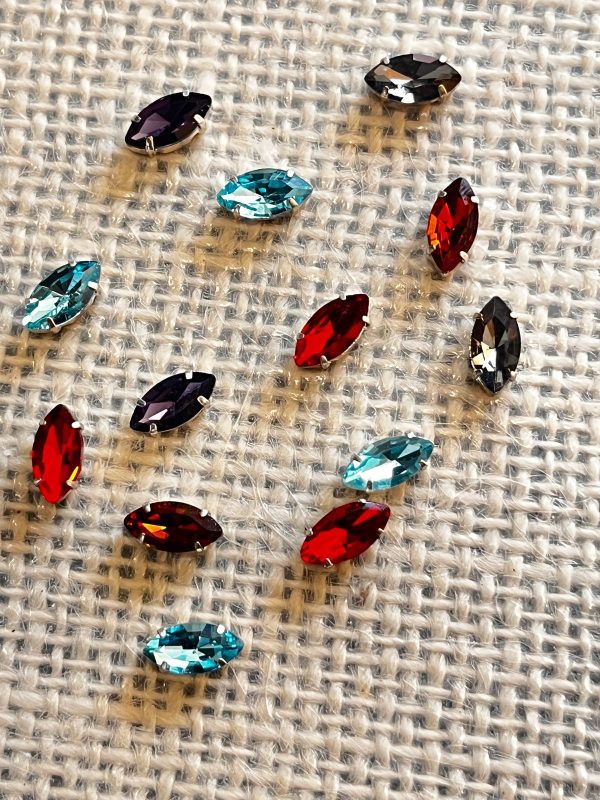 Stone rectangle shape | L-10 mm W-5mm | 10 Pieces