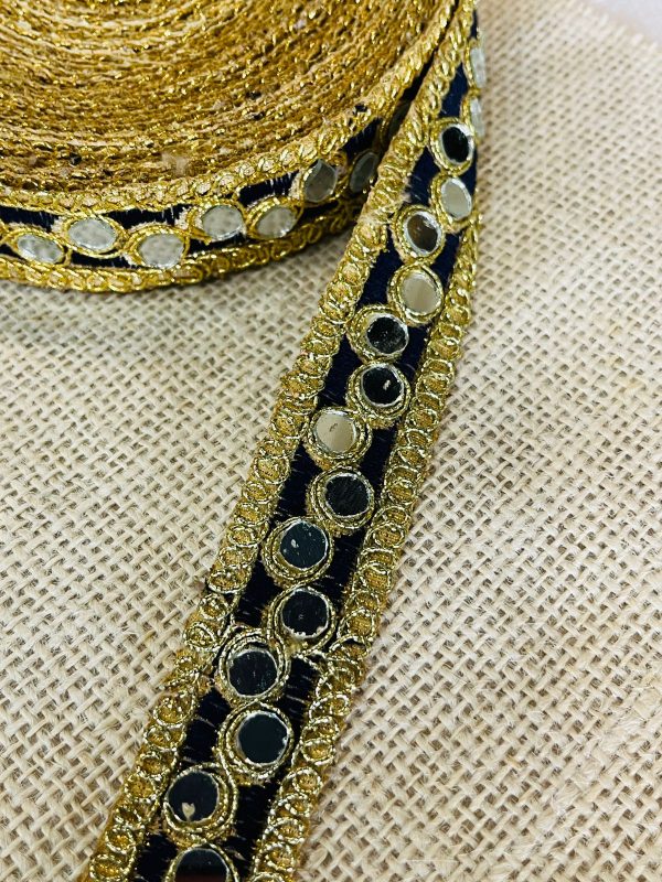 Lace|width : 1”| 1 metre | Code :379 - Image 2