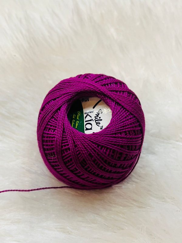 Pearl Cotton Thread | 15 gms | 2 ply | 1mm | Code : 5181 - Image 5