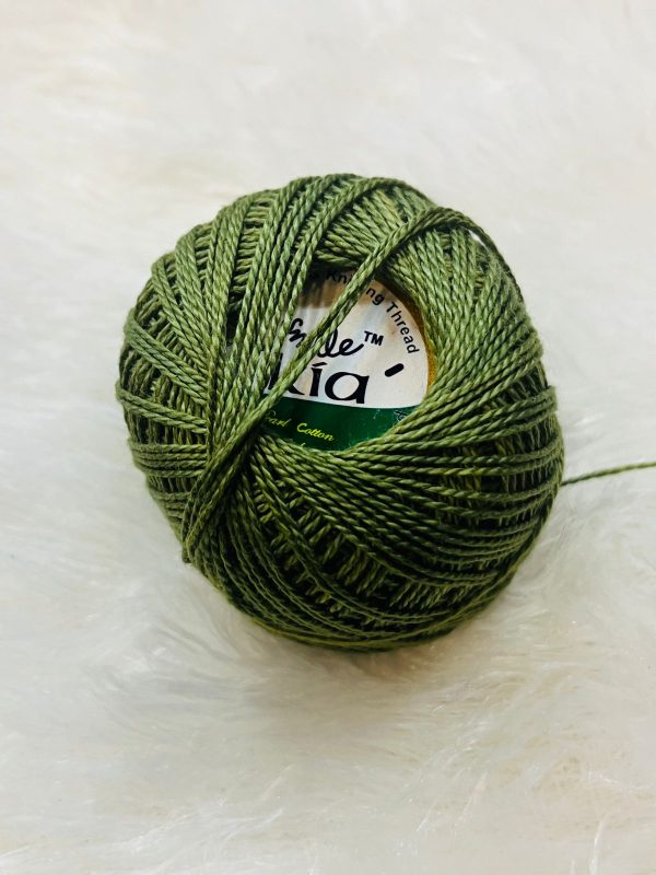 Pearl Cotton Thread | 15 gms | 2 ply | 1mm | Code : 5181 - Image 6