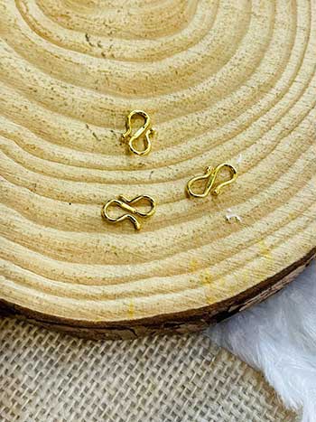 GOLD COVERING S-HOOK | 1 PIECE | CODE : 5210